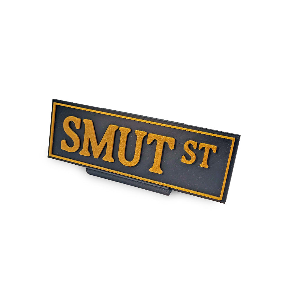 Smut St – Bookish Street Sign