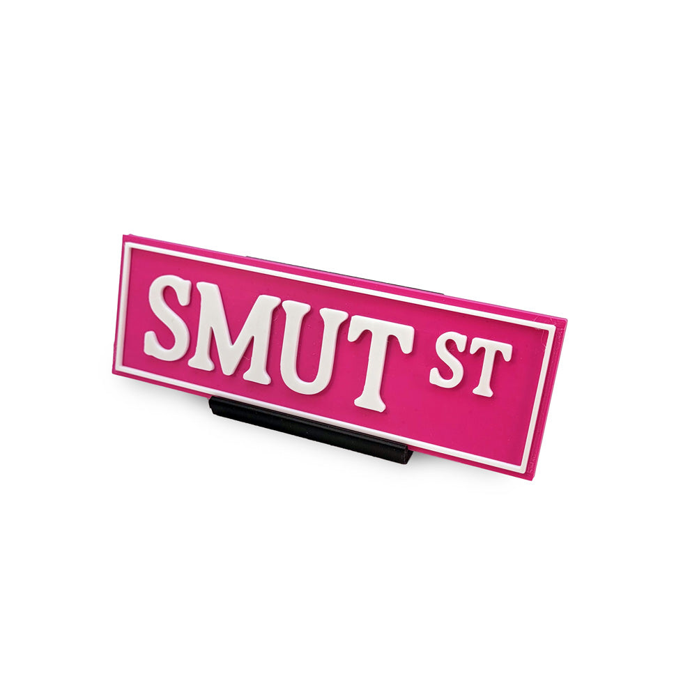 Smut St – Bookish Street Sign