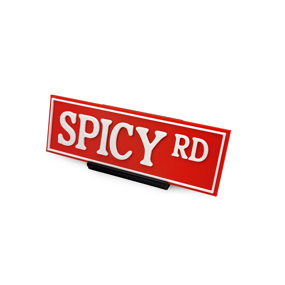 Spicy Rd– Bookish Street Sign