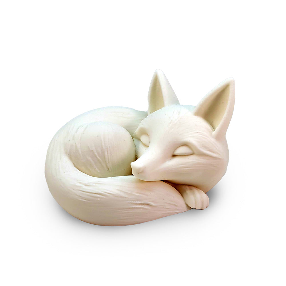 Sleeping Fox Bookshelf Figurine